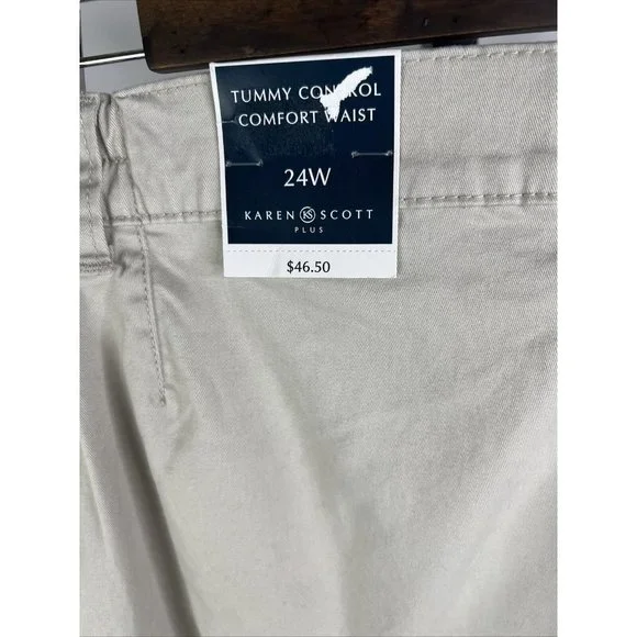 Karen Scott Comfort Capri Pants - Size 24W, NWT - Picture 5 of 14